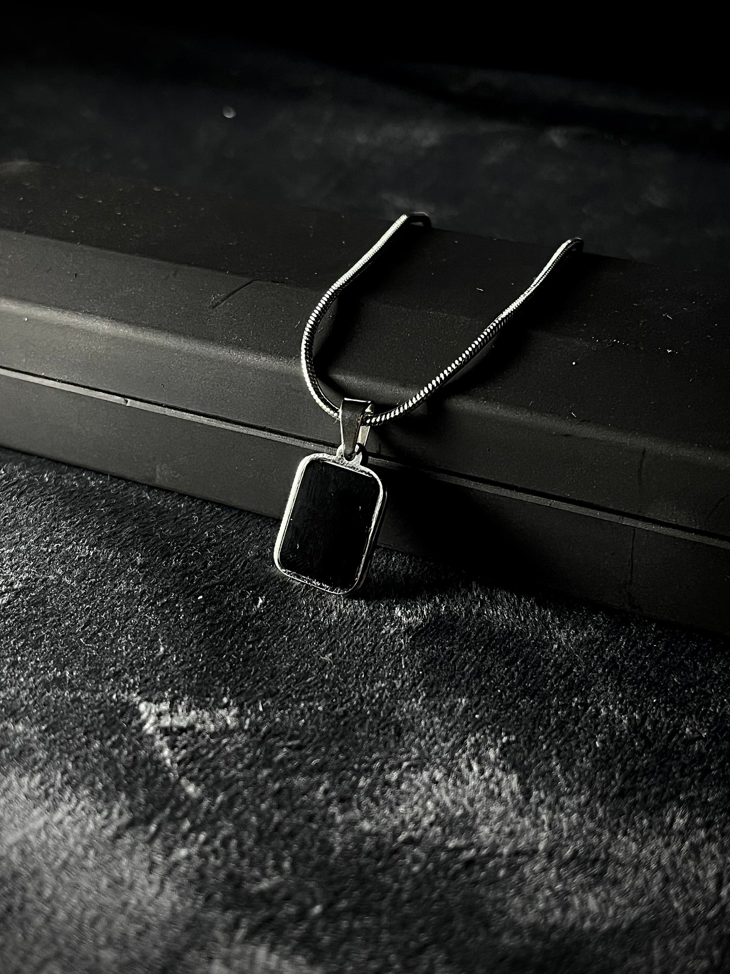 Black Stainless Steel Pendant