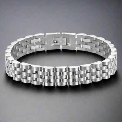 Premium Stainless Steel Silver Bracelet