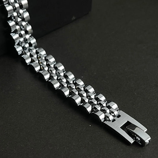 Premium Stainless Steel Silver Bracelet