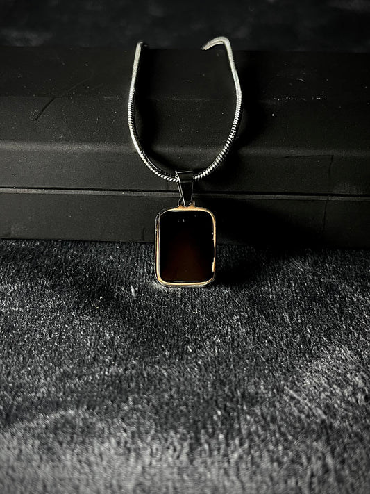 Black Stainless Steel Pendant